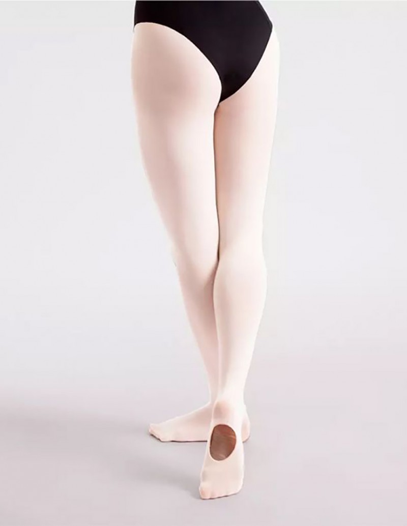 Silky Dance Shimmer Stirrup Dance Tights for Women and Girls